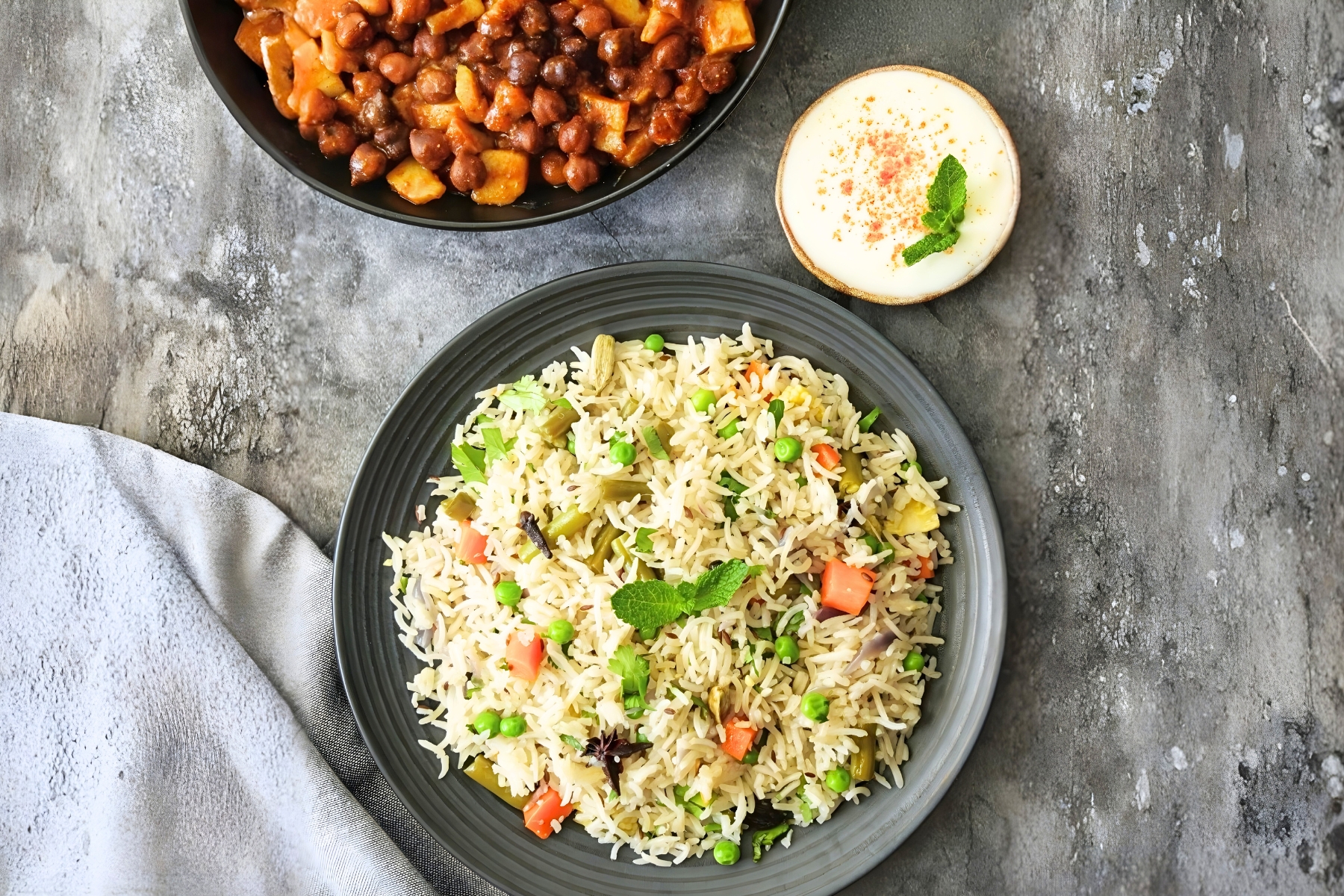 Veg Pulao Combo